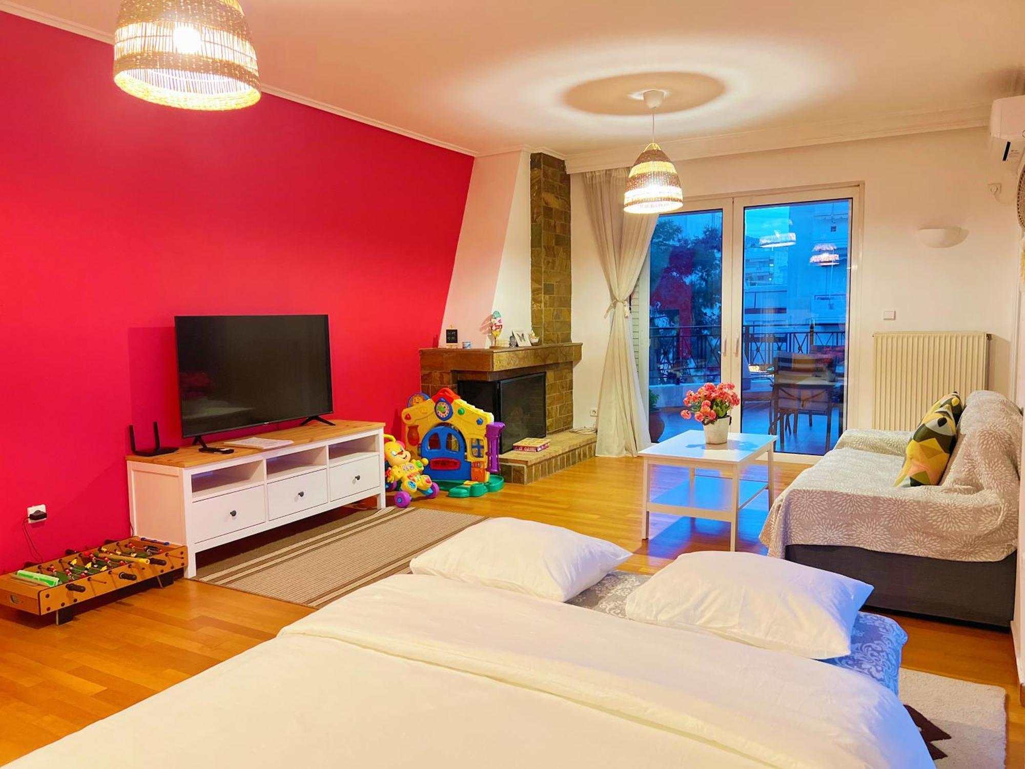 Cozy Fairytal Garden Apartment, Family Friendly, Free Parking, 15 Min To Airport Афины Экстерьер фото
